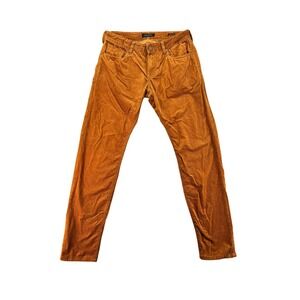 Scotch & Soda Ralston Corduroy Pants Mens 30x32 Orange Regular Slim Fit Cords